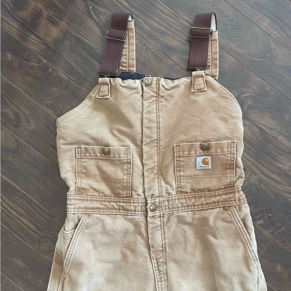 “Vintage” Womens Carhartt insulated bibs - Picture 3 of 6